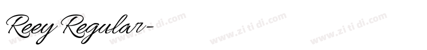 Reey Regular字体转换 Reey Regular字体转换